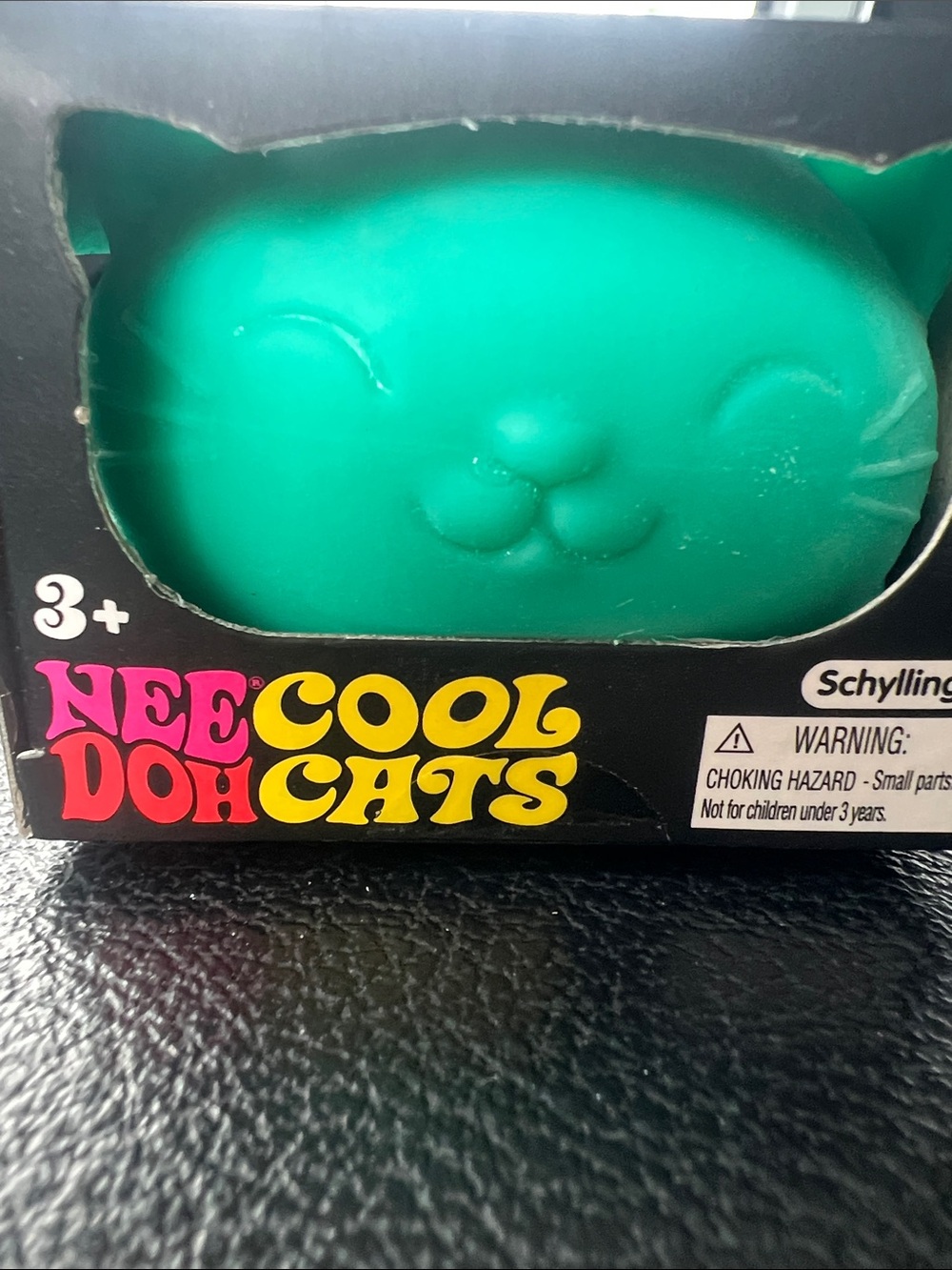 NeeDoh Cool Cats Teal Cat Stress Toy -